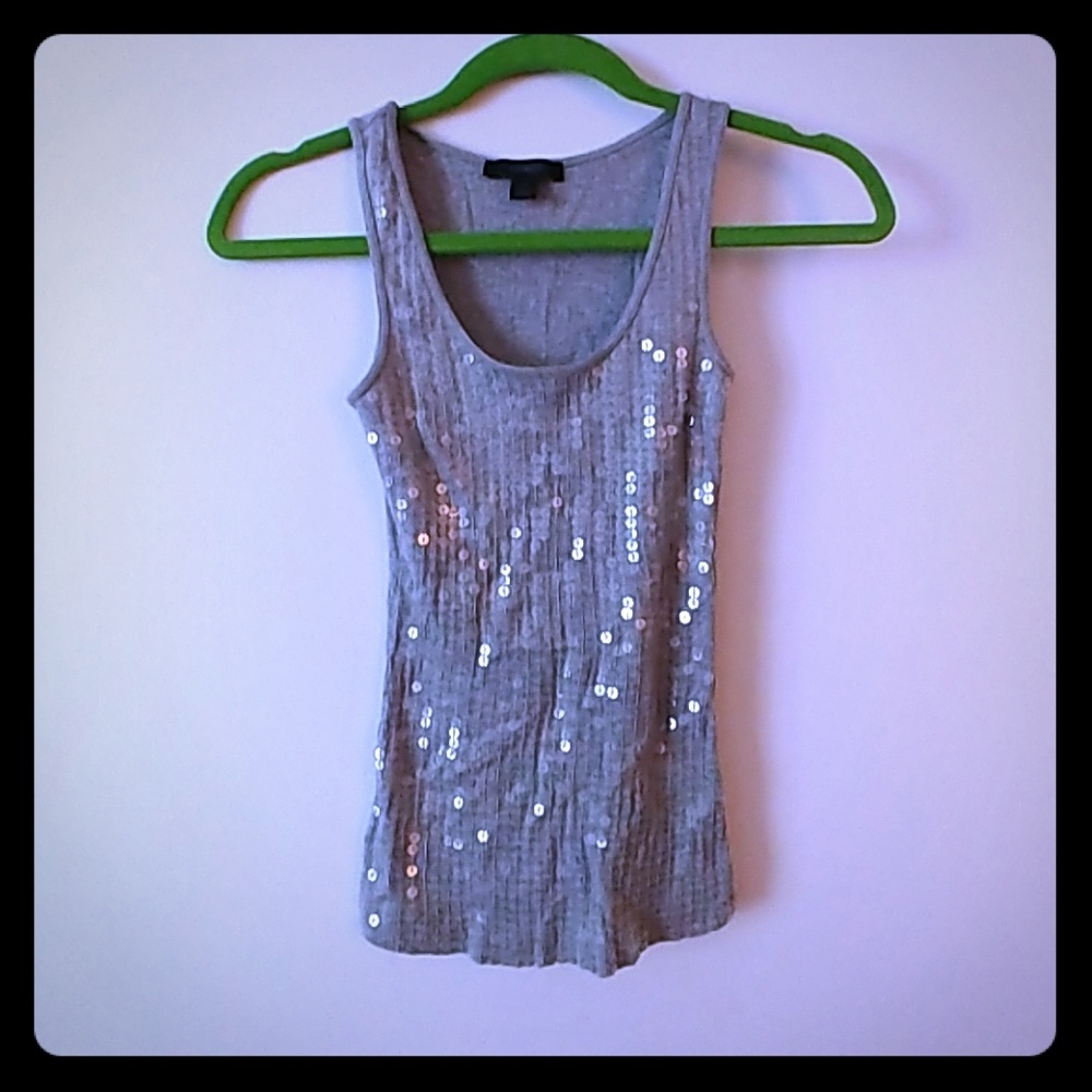 Sequin tank top